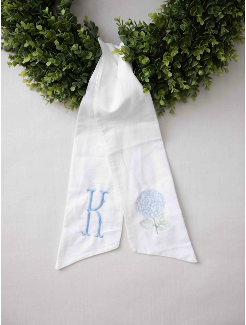 Hydrangea Wreath Sash
